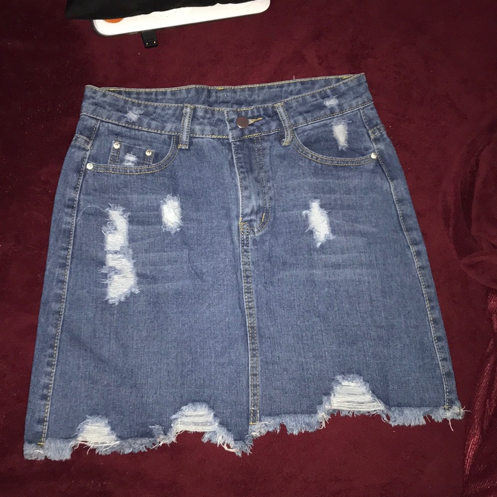 Denim skirt